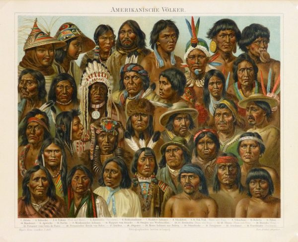 Native Americans Print, 1886-main-9129K