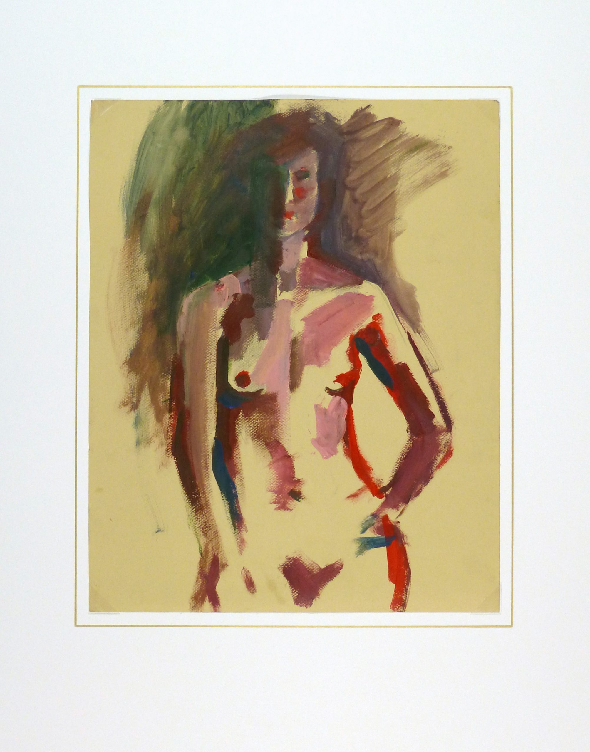 Acrylic - Modern Nude Female-matted-9174K