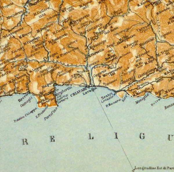Genova & Spezia Map, 1928-detail-9343K
