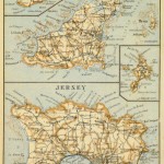 Map of English Channel Islands, 1927