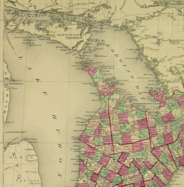 Ontario Map, 1868 - Image 2