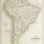 South America Map, 1843-main-9386K