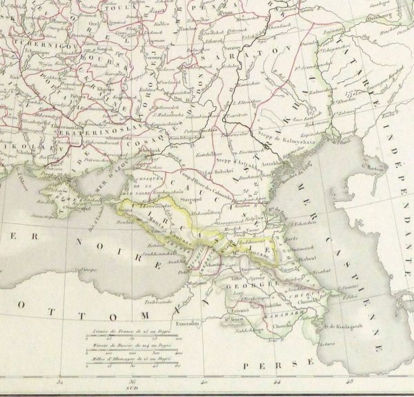 Russia Map, 1838-detail-9387K