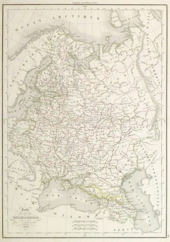 Russia Map, 1838-main-9387K