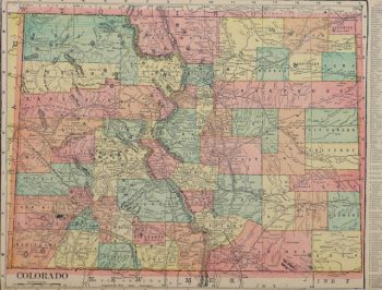 Colorado Map, 1903-main-9415K