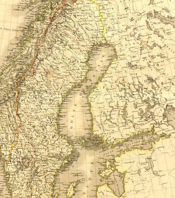 Map of Scandinavia,1838 - Image 2