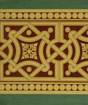 Interlocking Design Painting, Circa 1900-main-KB1494