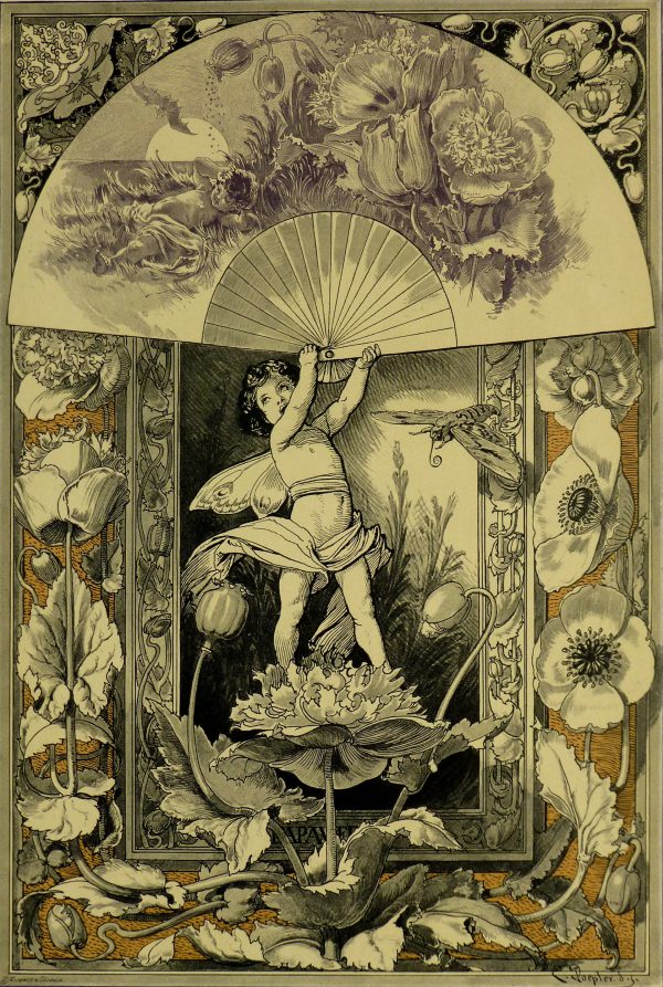 Delicate Garden Antique Print, 1886-main-KB1651