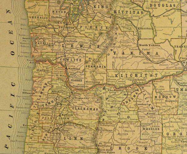 Map - Washington & Oregon, 1900-detail-KB1693