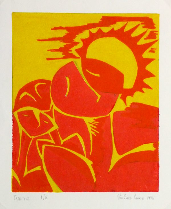 Abstract Woodcut - Trihelio III, 1996-main-10465M