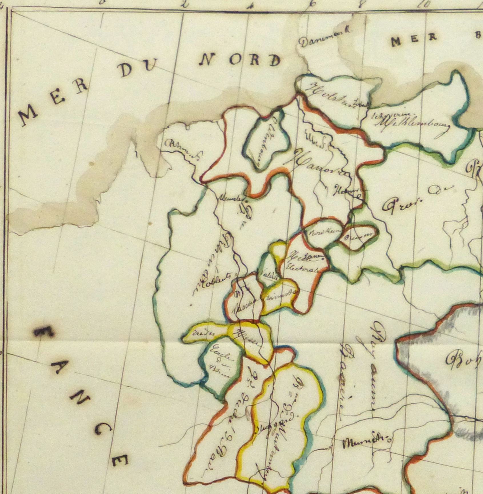 Map of Central Europe, 1856-detail 2-10498M