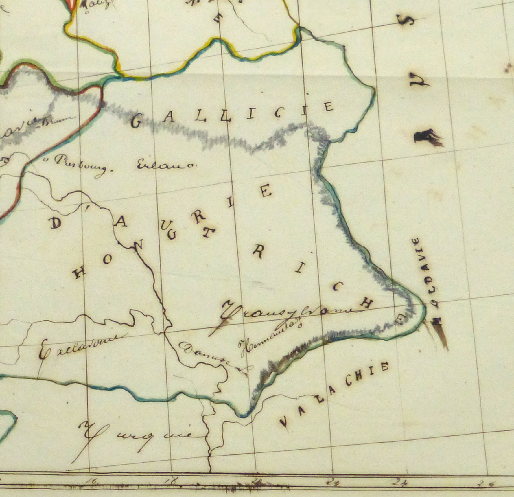 Map of Central Europe, 1856-detail-10498M