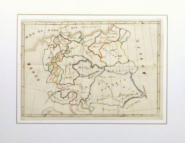 Map of Central Europe, 1856-matted-10498M