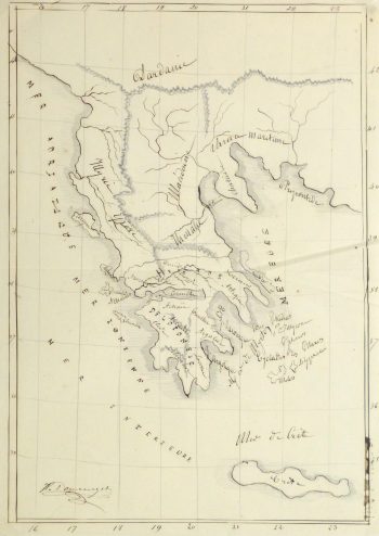 Map of Greece, 1856-main-10499M