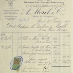 Duchess of Maillé Fine Linens Receipt, 1928-main-10557M