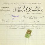Duchess of Maillé Jewelry Receipt, 1922-main-10567M
