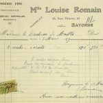 Duchess of Maillé Lingerie Receipt, 1923-main-10572M