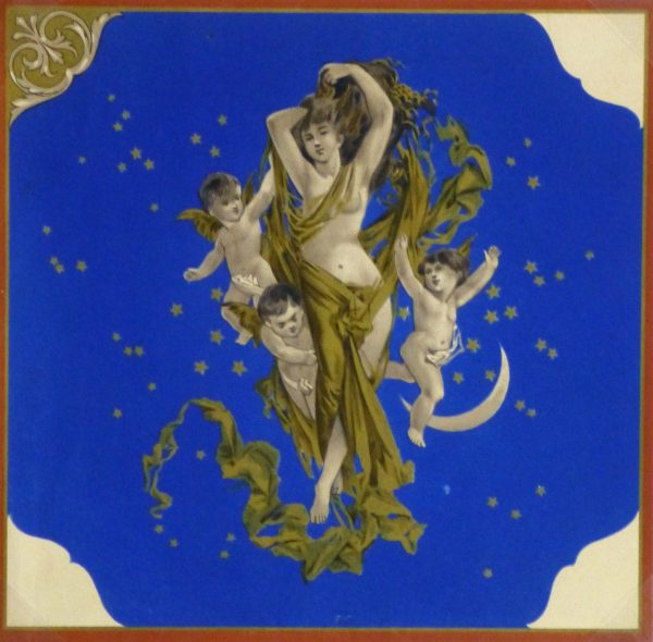 French Lithograph- Evening Frolics , circa 1880-main-10646M