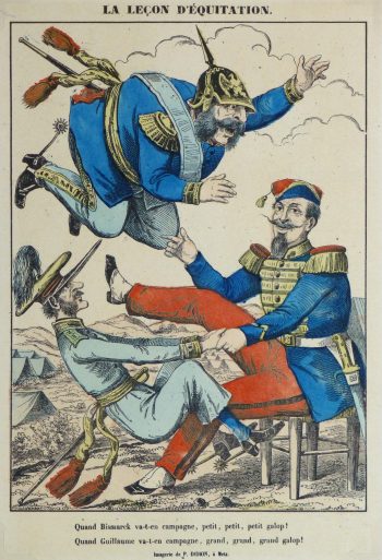 French Lithograph- Dice Game, Circa 1870-main-10647M