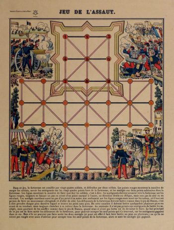 French Lithograph- Empire Game, Circa 1870-main-10649M