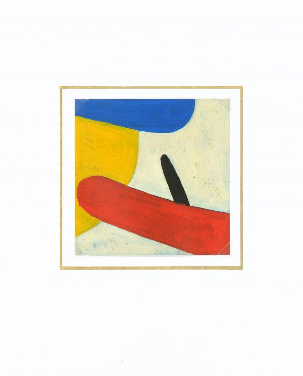 Abstract Oil Painting, Circa 1940-matted-5214MG