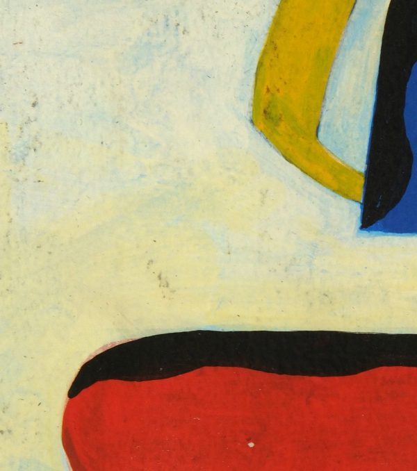 Abstract Oil Painting, Circa 1940-detail-5219MG