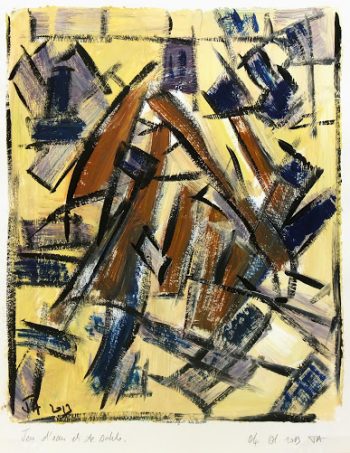Acrylic Abstract - Water & Sand, 2013-main-5345K