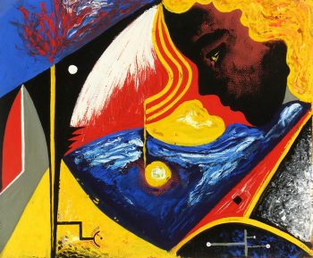 Abstract Acrylic - Visage, 1957-main-5956G