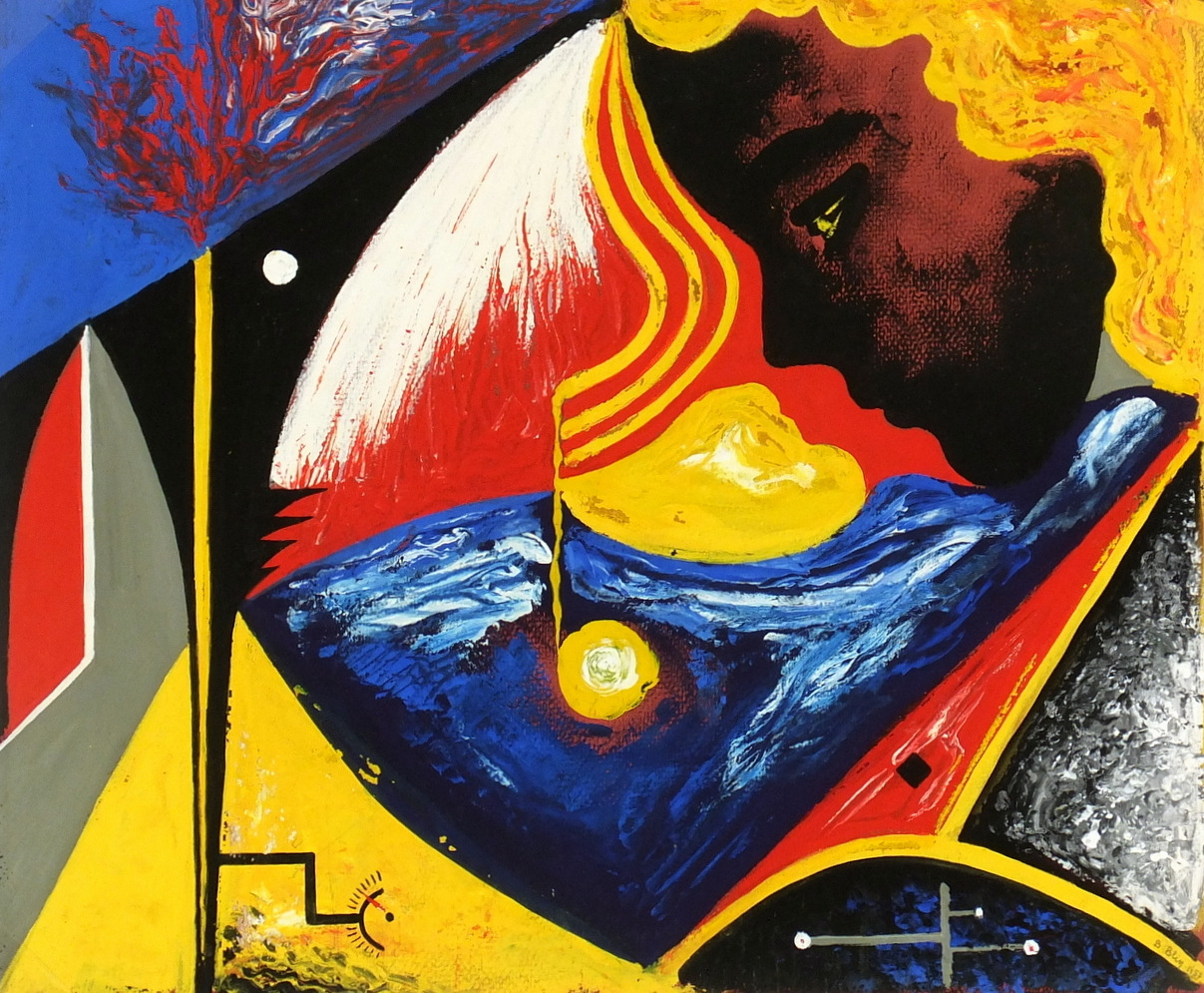 Abstract Acrylic - Visage, 1957-main-5956G