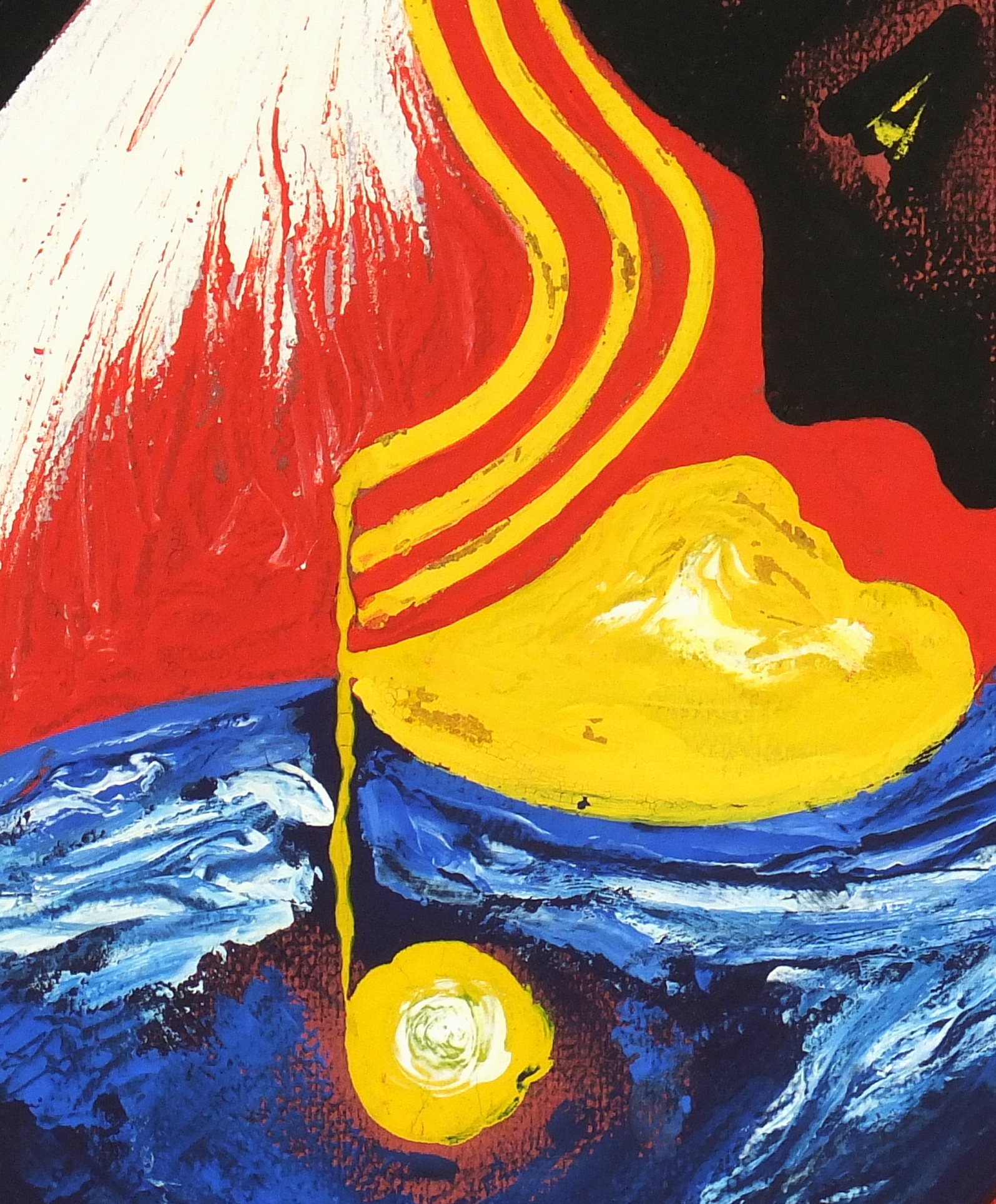 Abstract Acrylic - Visage, 1957-detail-5956G