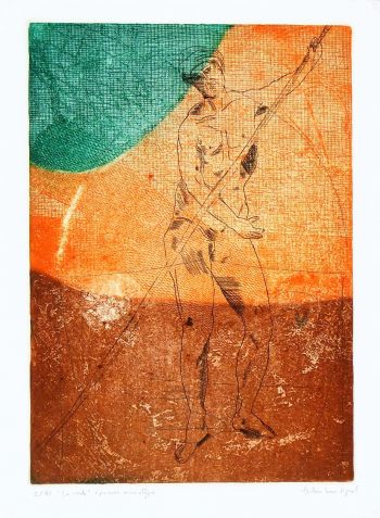 Aquatint Etching - La Corde, Circa 2000-main-5998G