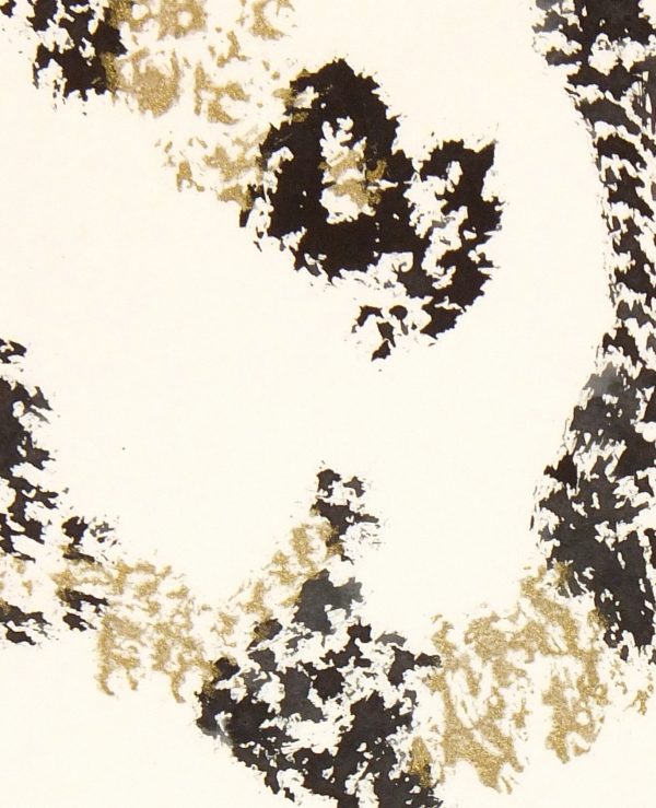 Abstract Acrylic - Black & Gold, 2011-detail-6088G