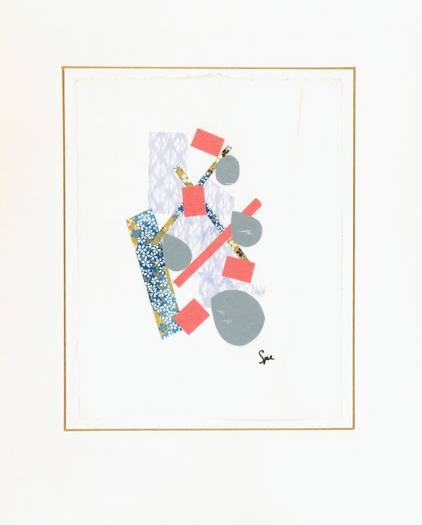 Abstract Collage - Japanese Modern III, 2013-matted-6093G