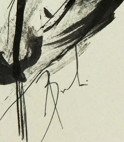 Abstract Ink Wash - Dancers, 2012-detail 2-6371G