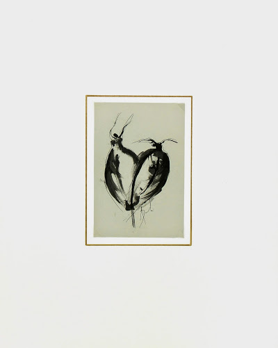 Abstract Ink Wash - Dancers, 2012-matted-6371G