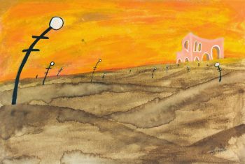 Abstract Gouache - Dreamscape, 2012-main-6374G