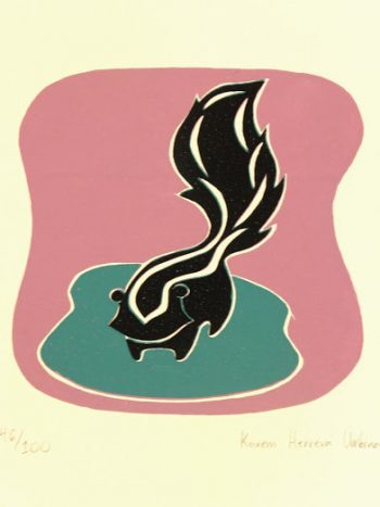 Lithograph - Skunk, 2012-main-7559G