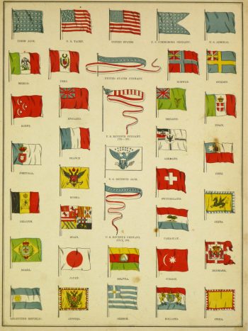 World Flags Print, 1890-main-8199K