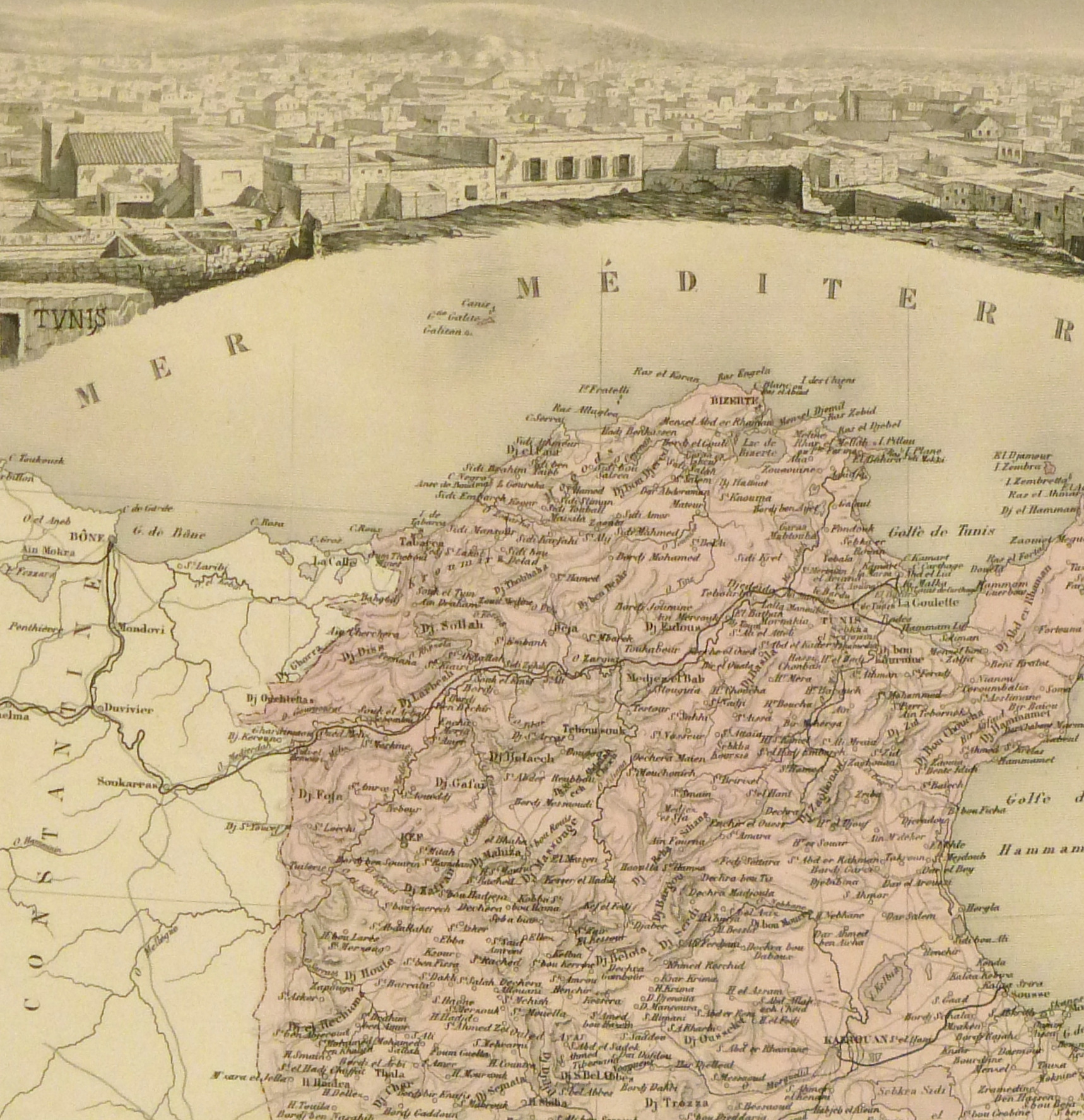 Tunisia Map, 1904-detail 2-9366K