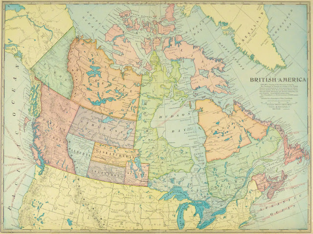 Canada Map, 1899-main-9430K