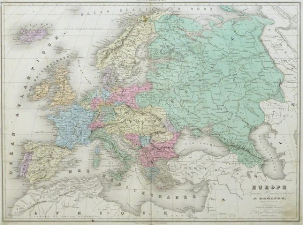 Europe Map, 1859-main-9484K