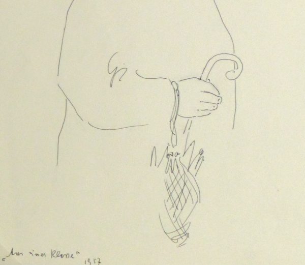 Pen & Ink Drawing - The Ladies, 1957 - Image 3