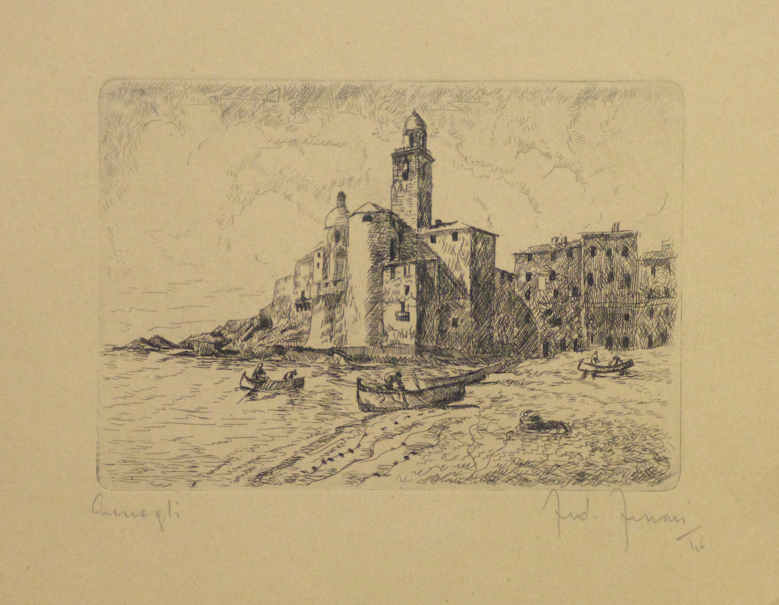 Etching - Distant Shores, 1946-main-10757M