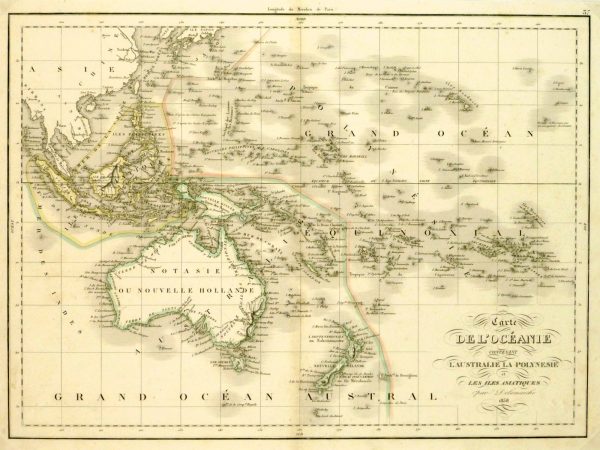 Australia & Polynesia Map, 1838-main-8076k