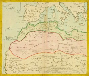 North Africa Map, 1767-main-8286K