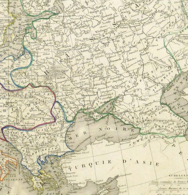 Europe Map, 1842-detail-8825K