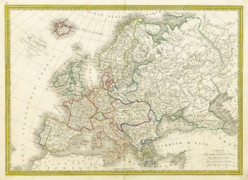 Europe Map, 1842-main-8825K