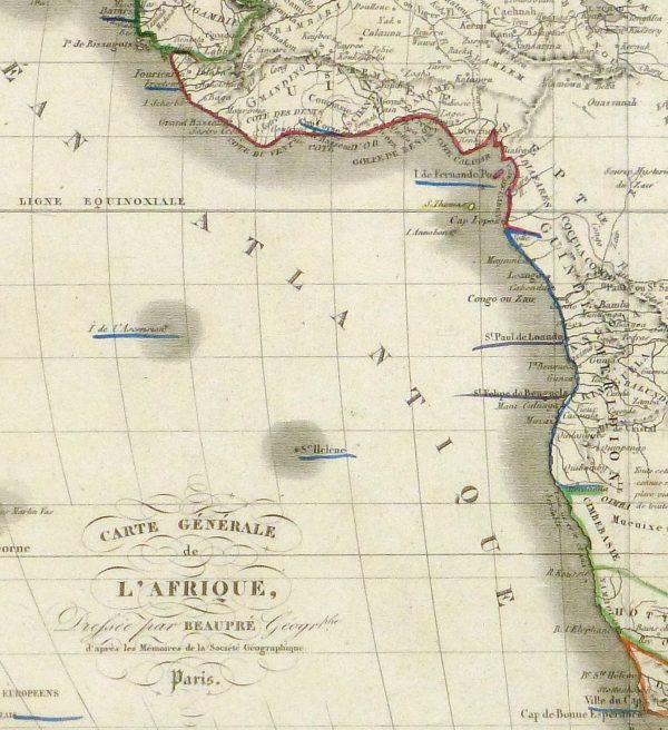 Map - Africa, 1842-detail 2-8982K