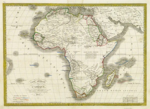 Map - Africa, 1842-main-8982K