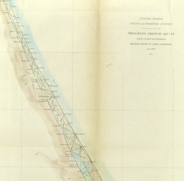 Map Florida Coast, 1879-detail-9057K